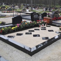 Гранитная оградa - Ограды для могил | Памятники | Надгробные плитки - Hauakivi Salong OÜ