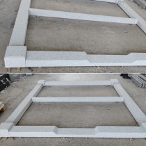 Naturaalse karestatud pinnaga graniidist hauapiire - Hauapiirded | Hauakivid | Hauaplaadid