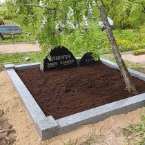 Graniidist hauapiire - Hauapiirded | Hauakivid | Hauaplaadid - Hauakivi Salong OÜ