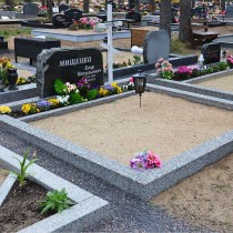 Oграда из мытого бетона - Ограды для могил | Памятники | Надгробные плитки - Hauakivi Salong OÜ